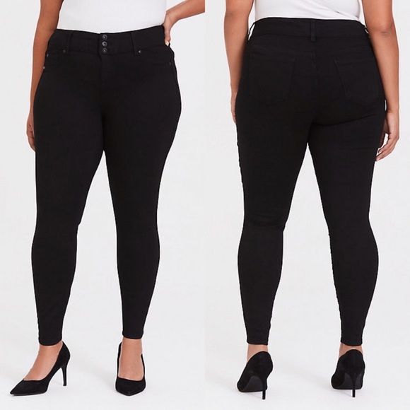 torrid Denim - TORRID• black jeggings